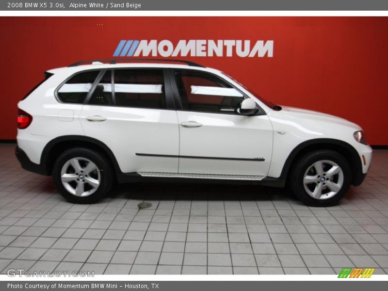 Alpine White / Sand Beige 2008 BMW X5 3.0si