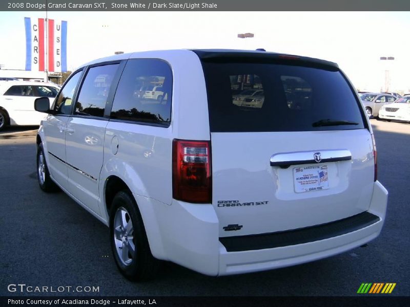 Stone White / Dark Slate/Light Shale 2008 Dodge Grand Caravan SXT