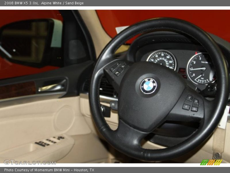 Alpine White / Sand Beige 2008 BMW X5 3.0si