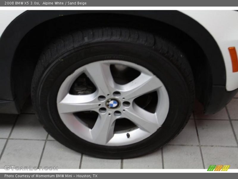 Alpine White / Sand Beige 2008 BMW X5 3.0si