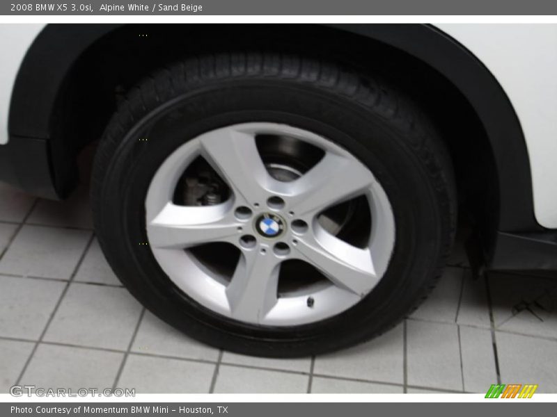 Alpine White / Sand Beige 2008 BMW X5 3.0si