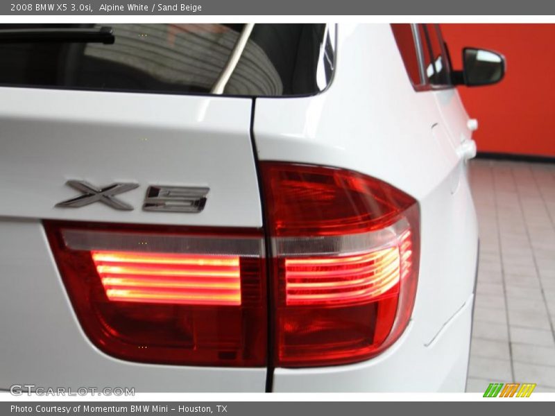 Alpine White / Sand Beige 2008 BMW X5 3.0si