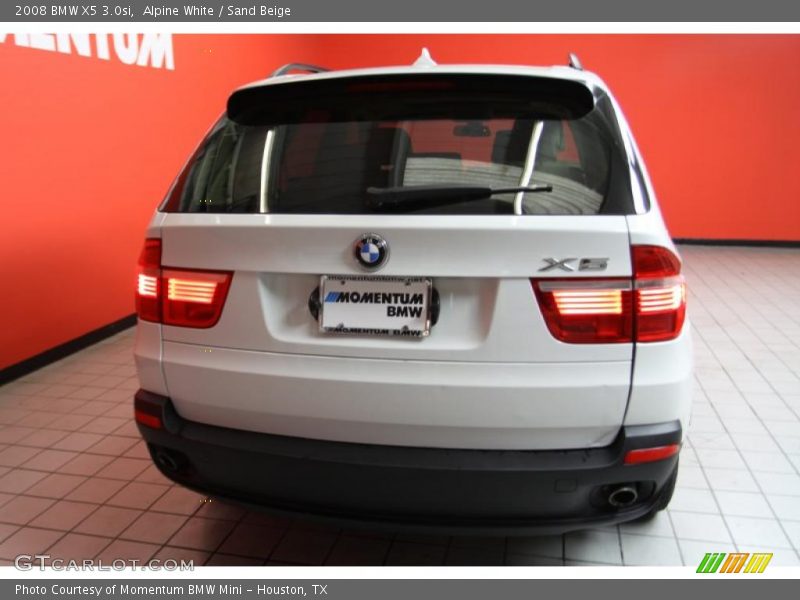Alpine White / Sand Beige 2008 BMW X5 3.0si