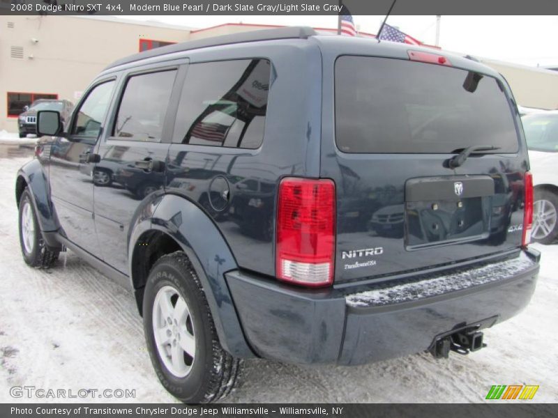 Modern Blue Pearl / Dark Slate Gray/Light Slate Gray 2008 Dodge Nitro SXT 4x4