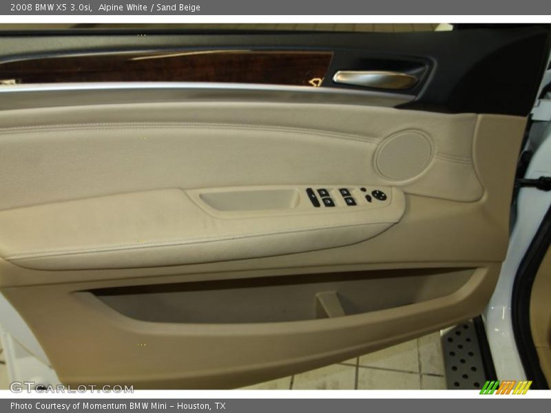 Alpine White / Sand Beige 2008 BMW X5 3.0si