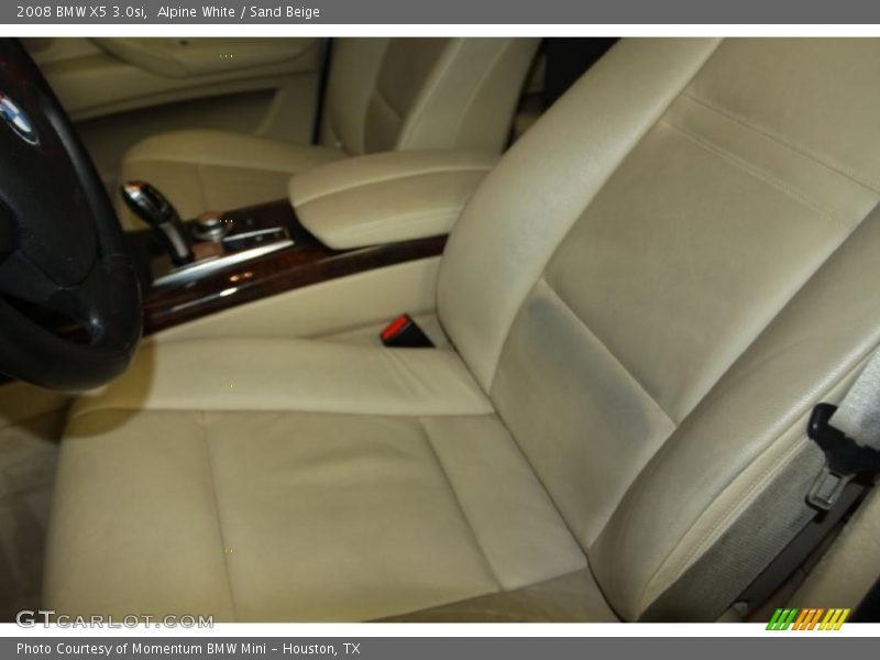 Alpine White / Sand Beige 2008 BMW X5 3.0si