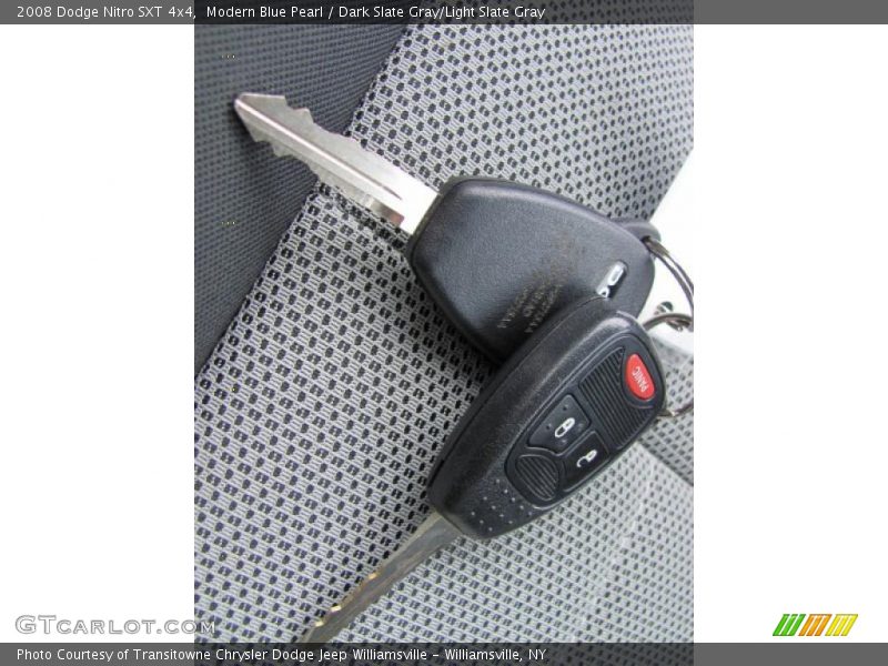Modern Blue Pearl / Dark Slate Gray/Light Slate Gray 2008 Dodge Nitro SXT 4x4