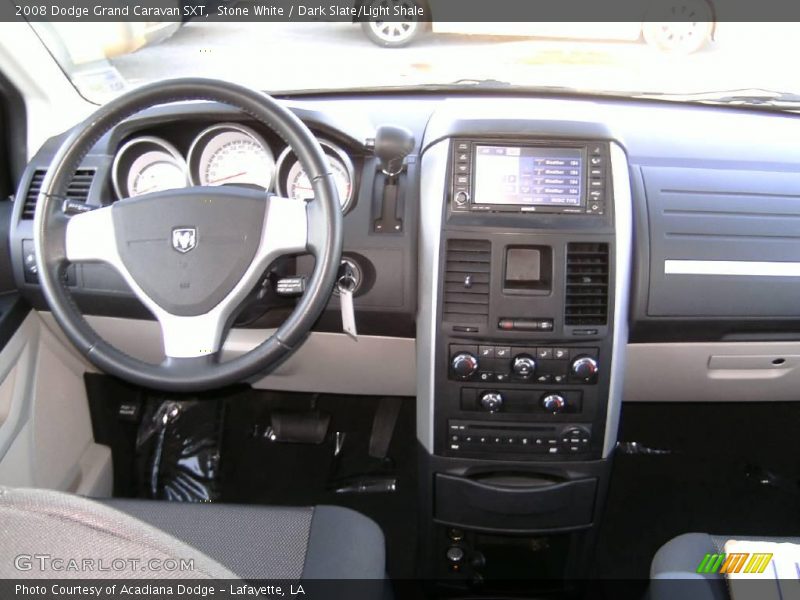 Stone White / Dark Slate/Light Shale 2008 Dodge Grand Caravan SXT