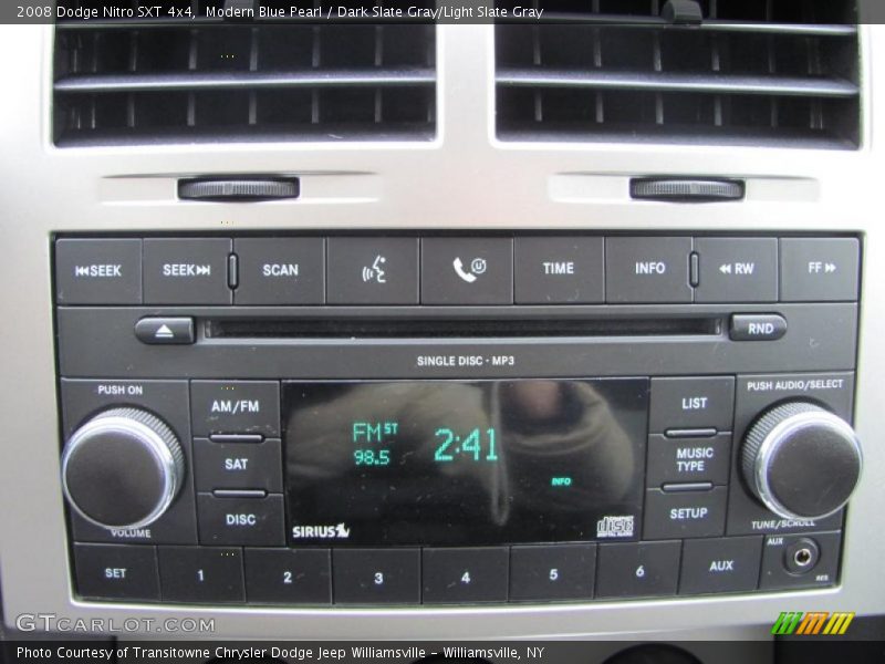 Modern Blue Pearl / Dark Slate Gray/Light Slate Gray 2008 Dodge Nitro SXT 4x4