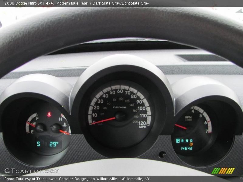 Modern Blue Pearl / Dark Slate Gray/Light Slate Gray 2008 Dodge Nitro SXT 4x4