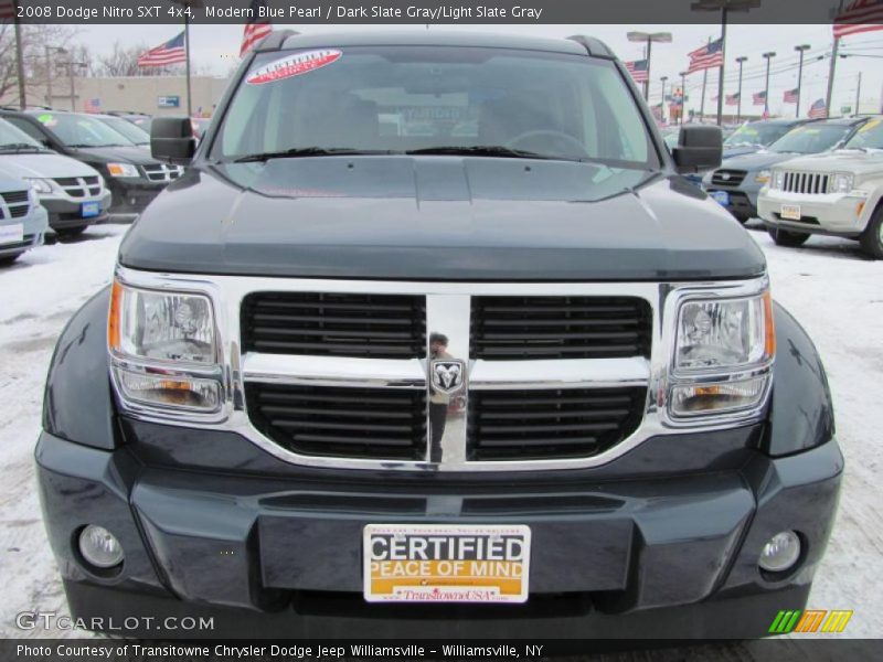 Modern Blue Pearl / Dark Slate Gray/Light Slate Gray 2008 Dodge Nitro SXT 4x4