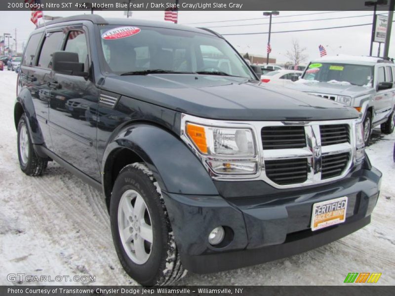 Modern Blue Pearl / Dark Slate Gray/Light Slate Gray 2008 Dodge Nitro SXT 4x4