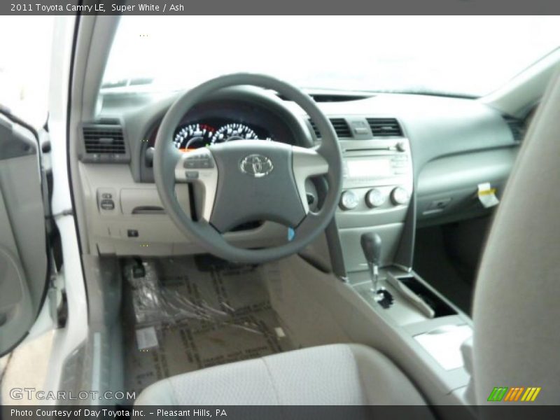 Super White / Ash 2011 Toyota Camry LE
