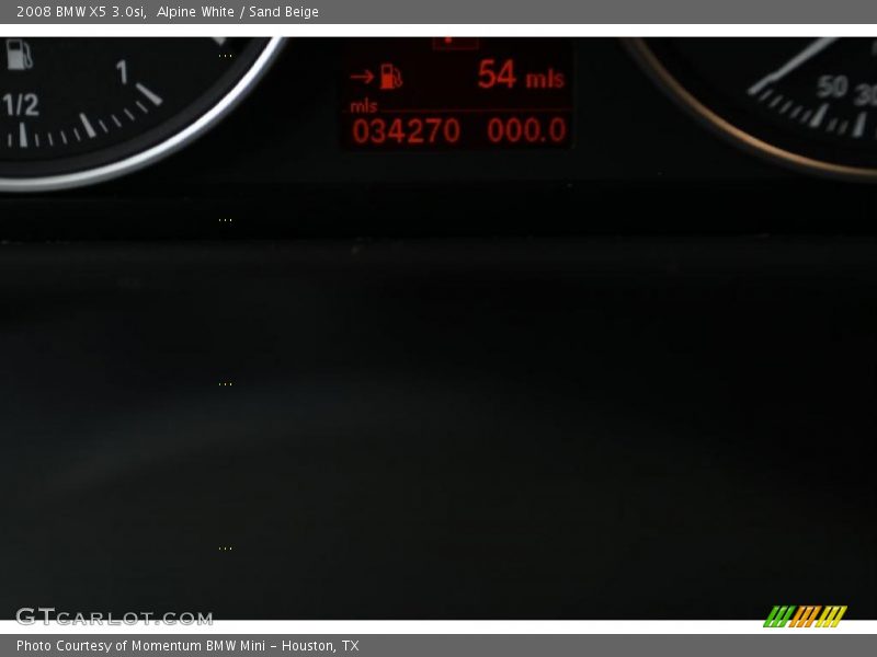 Alpine White / Sand Beige 2008 BMW X5 3.0si