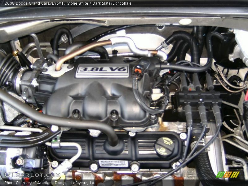 Stone White / Dark Slate/Light Shale 2008 Dodge Grand Caravan SXT