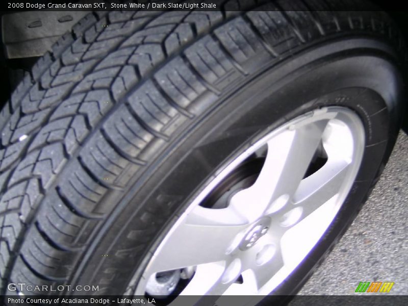 Stone White / Dark Slate/Light Shale 2008 Dodge Grand Caravan SXT