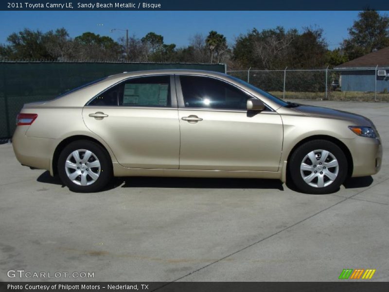 Sandy Beach Metallic / Bisque 2011 Toyota Camry LE