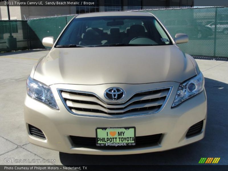 Sandy Beach Metallic / Bisque 2011 Toyota Camry LE