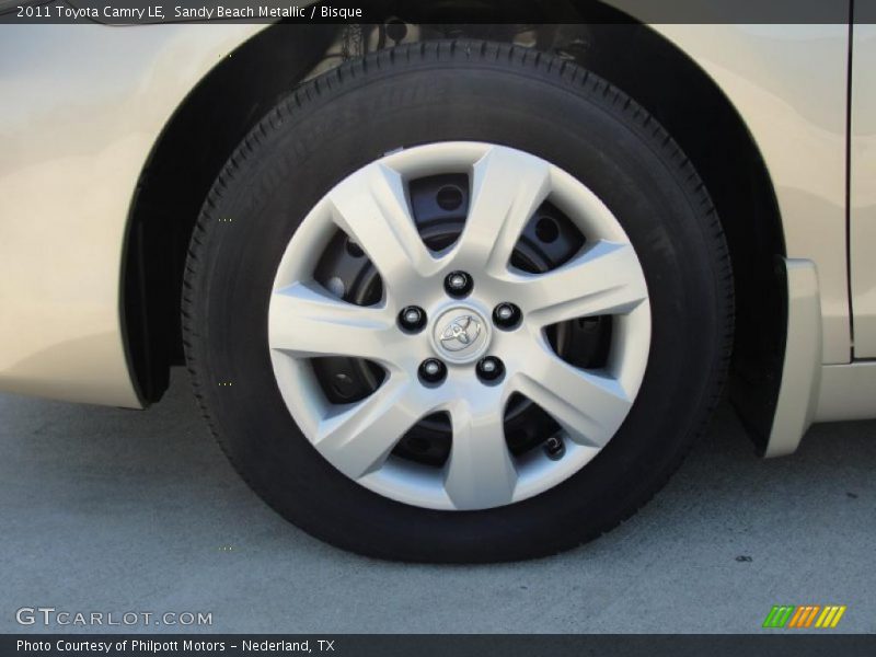 Sandy Beach Metallic / Bisque 2011 Toyota Camry LE