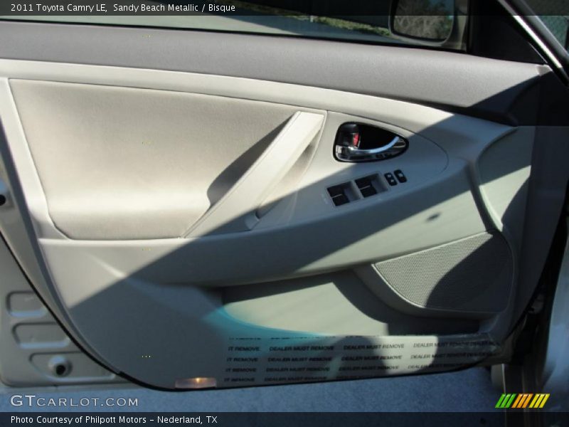 Sandy Beach Metallic / Bisque 2011 Toyota Camry LE