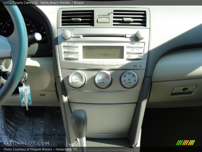 Sandy Beach Metallic / Bisque 2011 Toyota Camry LE