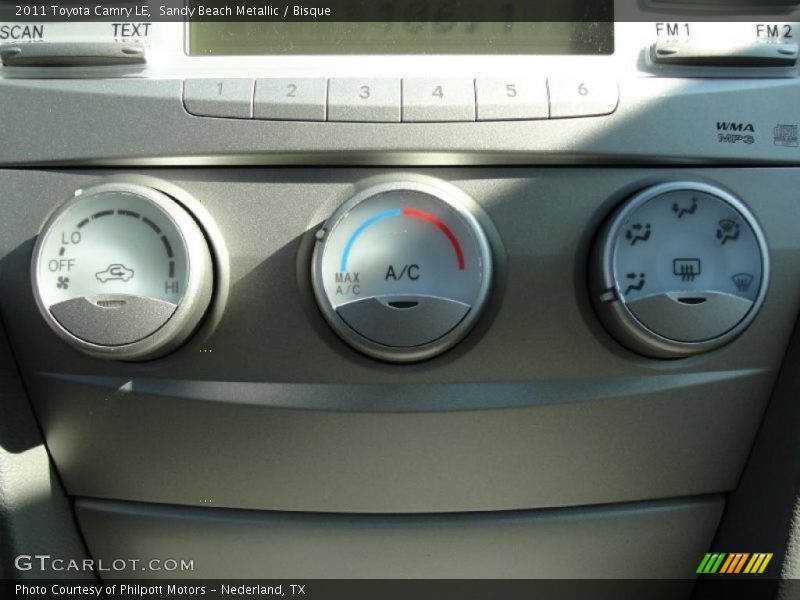 Sandy Beach Metallic / Bisque 2011 Toyota Camry LE