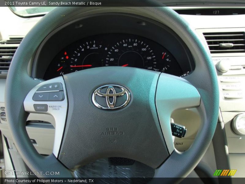 Sandy Beach Metallic / Bisque 2011 Toyota Camry LE