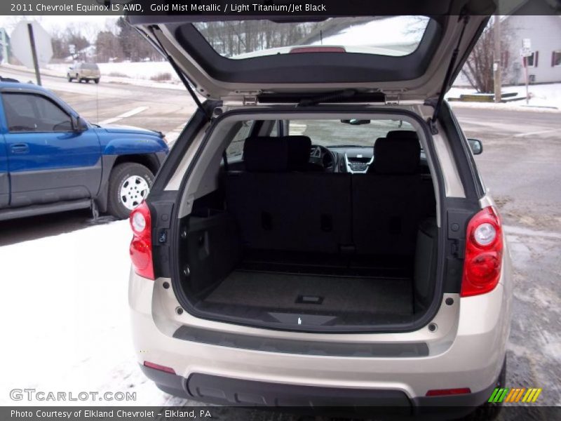 Gold Mist Metallic / Light Titanium/Jet Black 2011 Chevrolet Equinox LS AWD