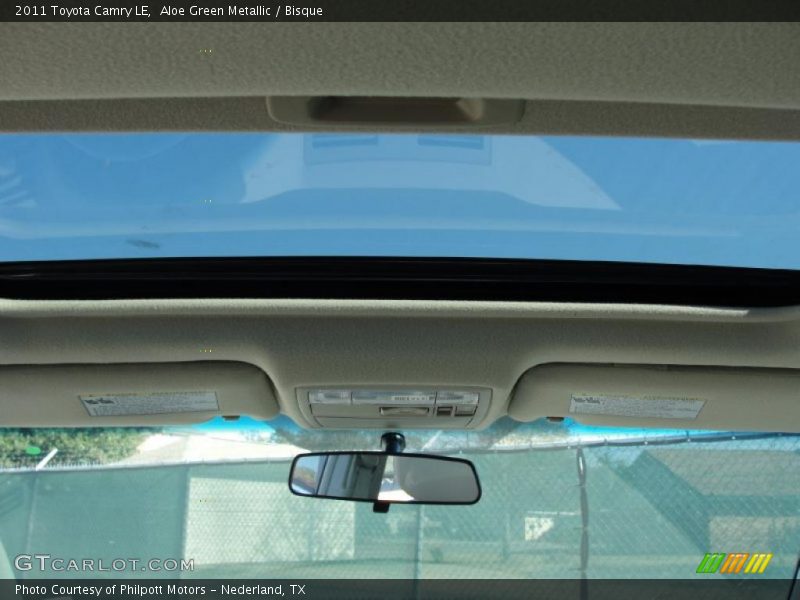 Aloe Green Metallic / Bisque 2011 Toyota Camry LE