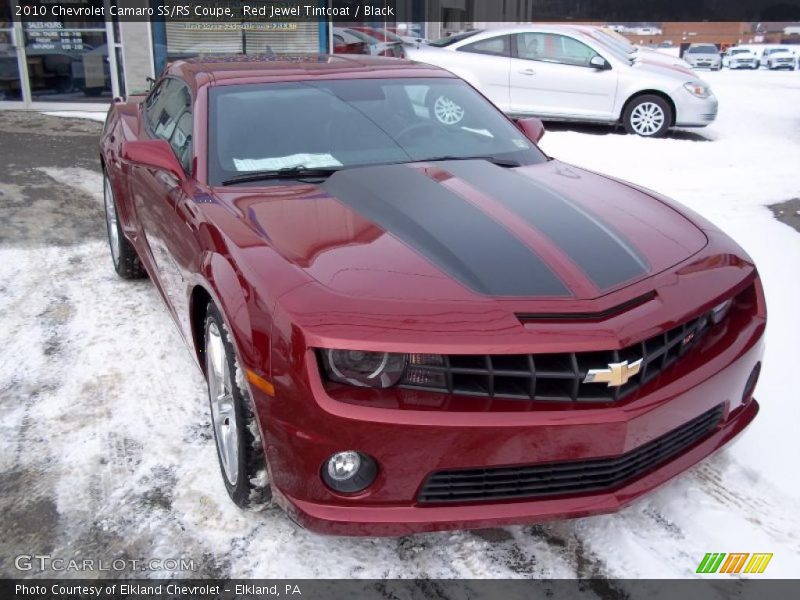 Red Jewel Tintcoat / Black 2010 Chevrolet Camaro SS/RS Coupe