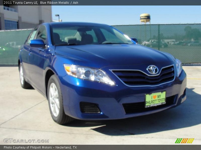 Blue Ribbon Metallic / Ash 2011 Toyota Camry LE