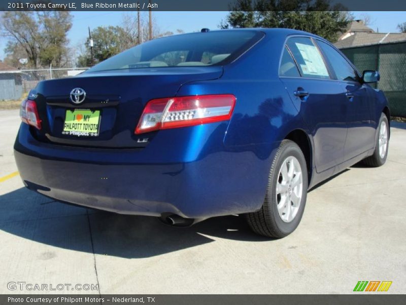 Blue Ribbon Metallic / Ash 2011 Toyota Camry LE