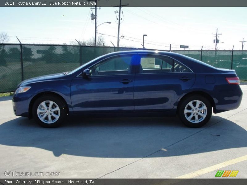 Blue Ribbon Metallic / Ash 2011 Toyota Camry LE