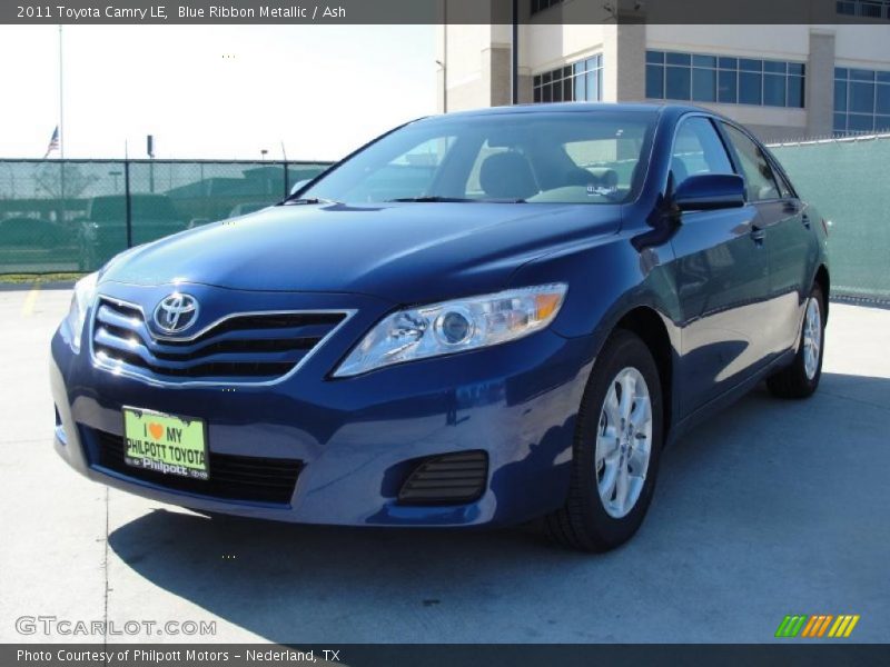 Blue Ribbon Metallic / Ash 2011 Toyota Camry LE