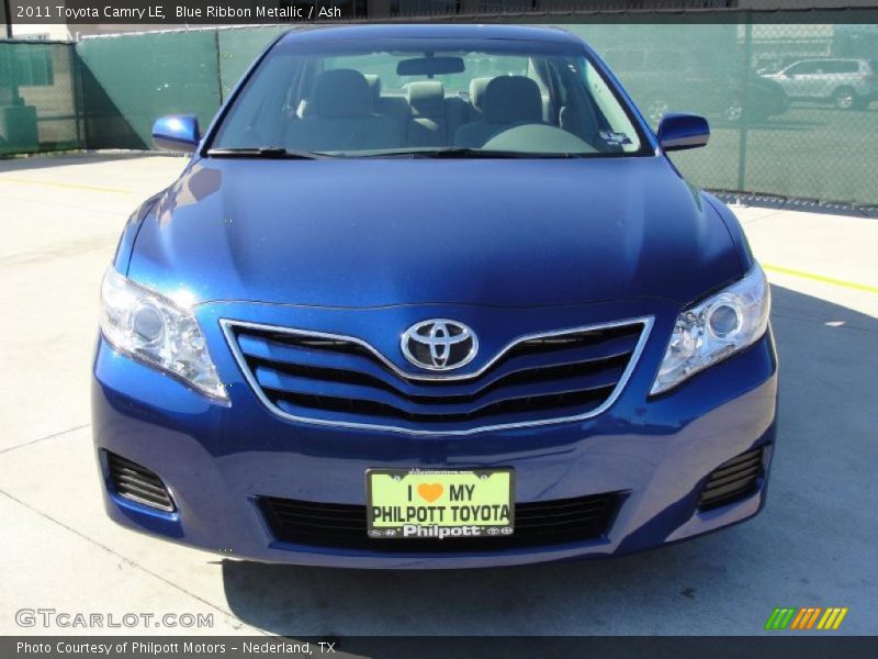 Blue Ribbon Metallic / Ash 2011 Toyota Camry LE