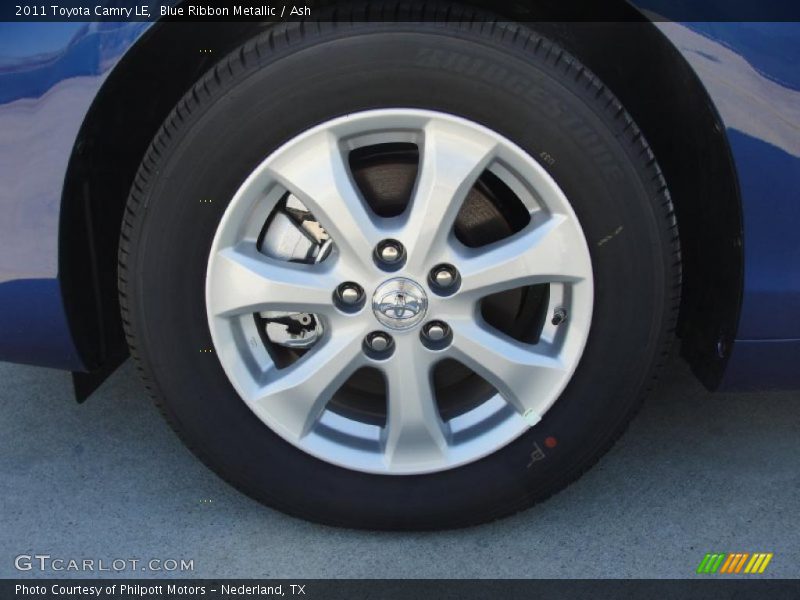 Blue Ribbon Metallic / Ash 2011 Toyota Camry LE