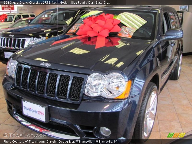 Modern Blue Pearl / Dark Slate Gray 2010 Jeep Grand Cherokee SRT8 4x4
