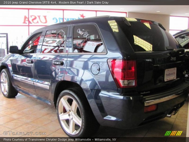 Modern Blue Pearl / Dark Slate Gray 2010 Jeep Grand Cherokee SRT8 4x4