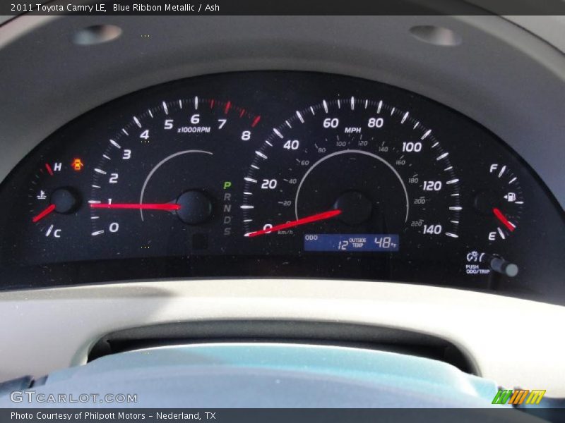 Blue Ribbon Metallic / Ash 2011 Toyota Camry LE