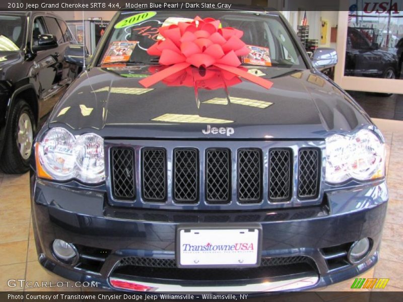 Modern Blue Pearl / Dark Slate Gray 2010 Jeep Grand Cherokee SRT8 4x4