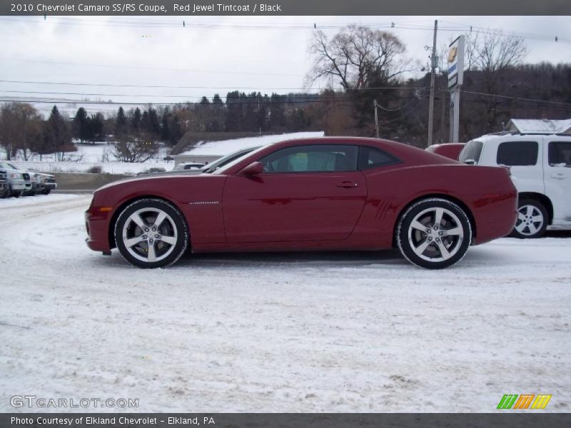 Red Jewel Tintcoat / Black 2010 Chevrolet Camaro SS/RS Coupe