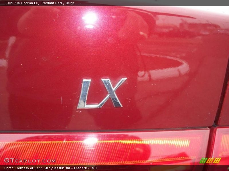 Radiant Red / Beige 2005 Kia Optima LX