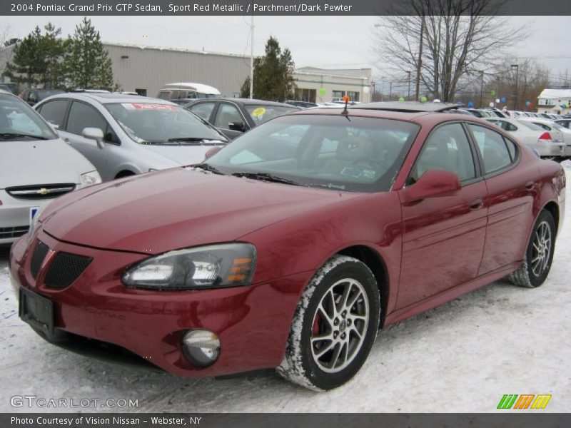 Sport Red Metallic / Parchment/Dark Pewter 2004 Pontiac Grand Prix GTP Sedan