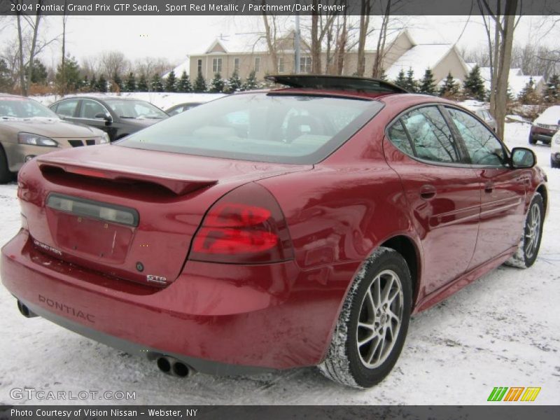 Sport Red Metallic / Parchment/Dark Pewter 2004 Pontiac Grand Prix GTP Sedan