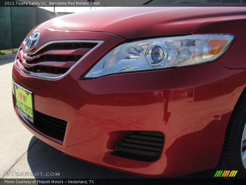 Barcelona Red Metallic / Ash 2011 Toyota Camry LE