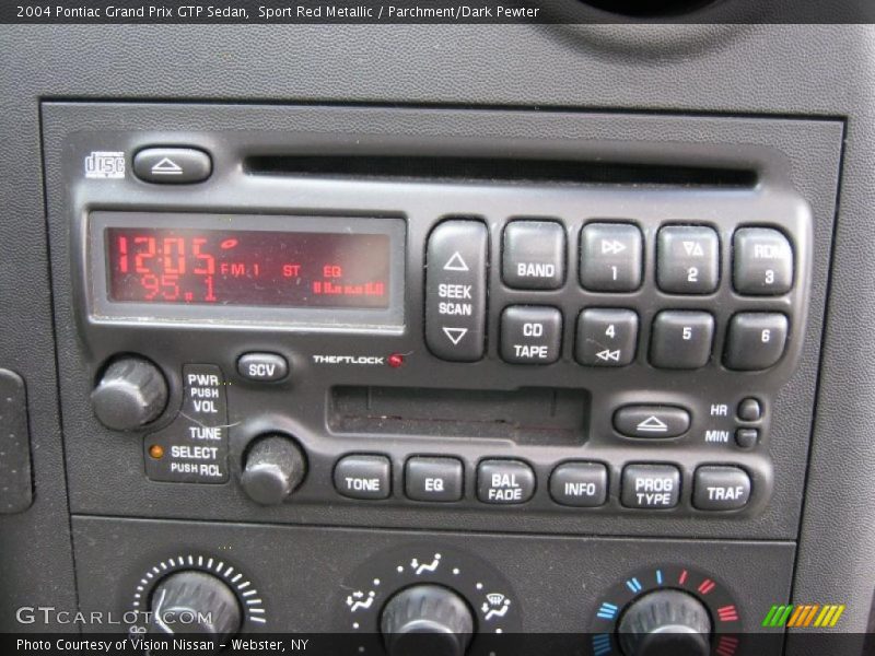 Controls of 2004 Grand Prix GTP Sedan