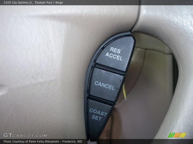 Radiant Red / Beige 2005 Kia Optima LX