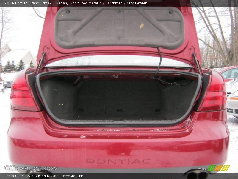 Sport Red Metallic / Parchment/Dark Pewter 2004 Pontiac Grand Prix GTP Sedan