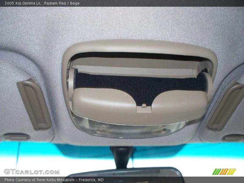 Radiant Red / Beige 2005 Kia Optima LX