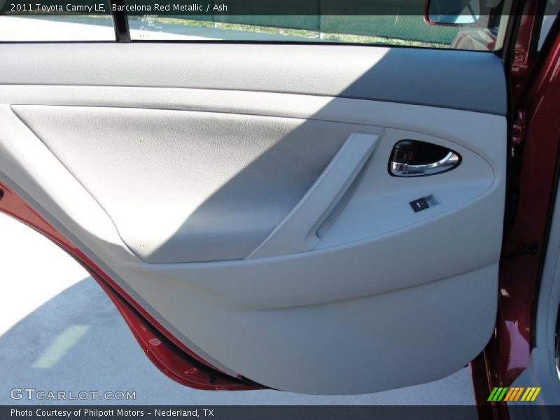 Barcelona Red Metallic / Ash 2011 Toyota Camry LE